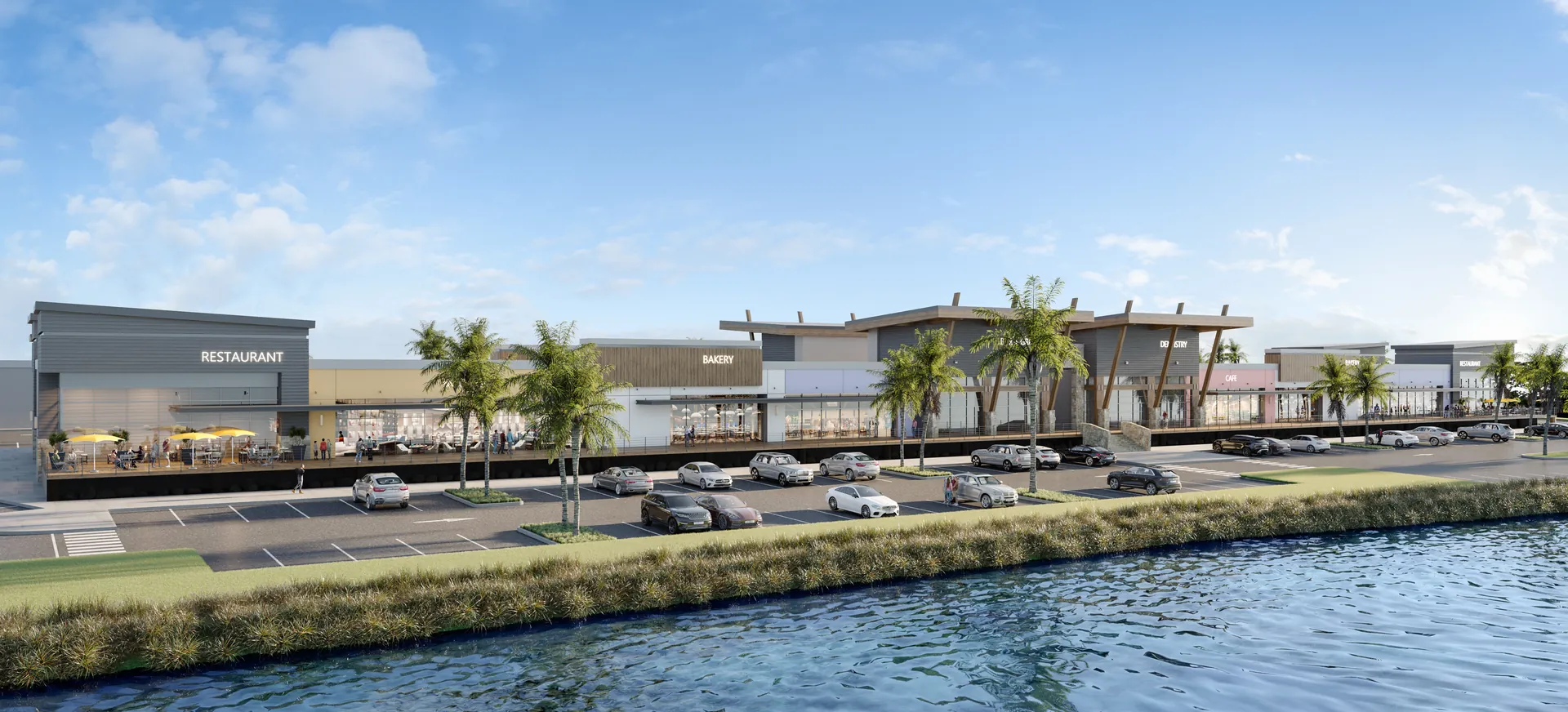 Allon Investments retail development rendering